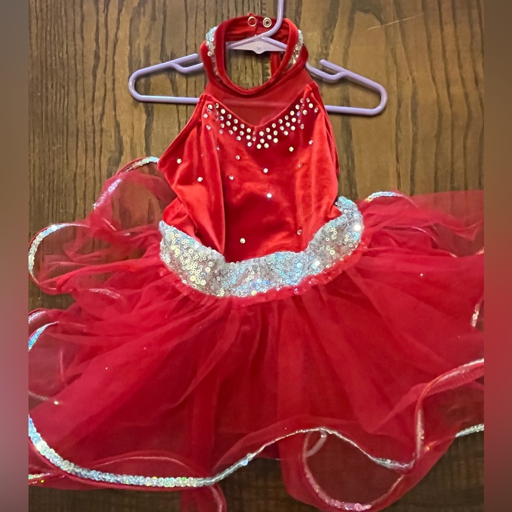 Little Girls Weissman Red Ballet Leotard